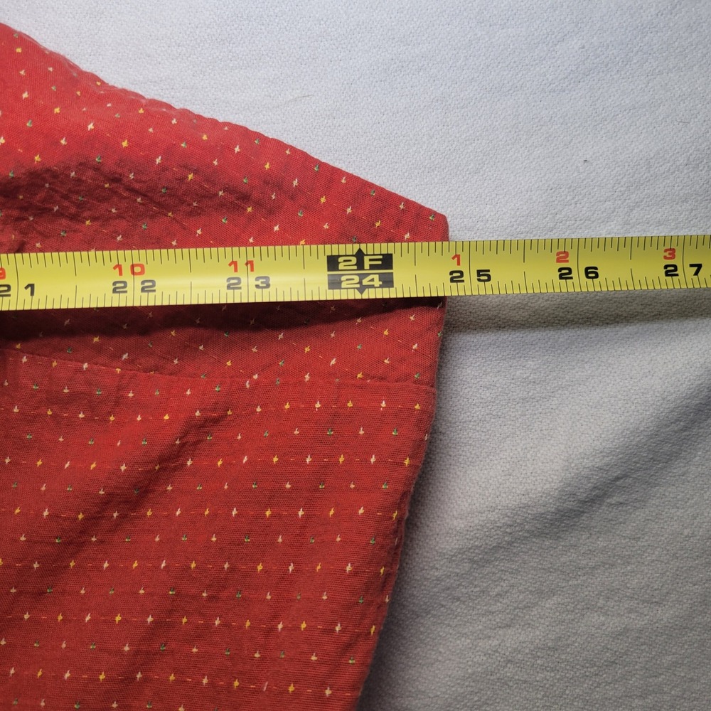 Modcloth Plus Size Sun Dress Burnt Orange Raised Polk a dot Womans' 26 - Picture 14 of 16